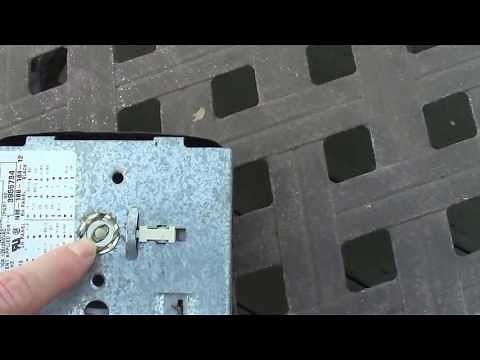 How to FIX TIMER dial knob that will not catch and turn on washer / washing machine