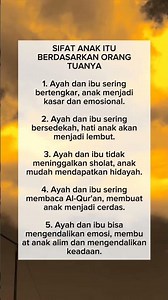 Sifat anak itu berdasarkan orang tuanya #ceramah #motivasidiri #quotes