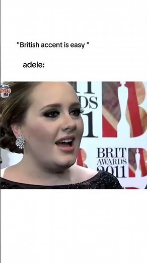 Adele's English accent