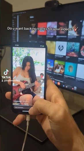 Backtrackit app has backing tracks for musicians to use on social media #musicians #musician #app