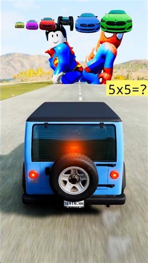 Big and Small Cars🚘 vs Barrier🔥