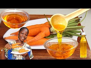 DIY Traditional way of making carrot oil. | Home made carrot oil...