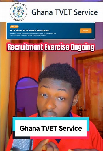 Ghana TVET Service Recruitment: Teaching, Administrative & Support Roles