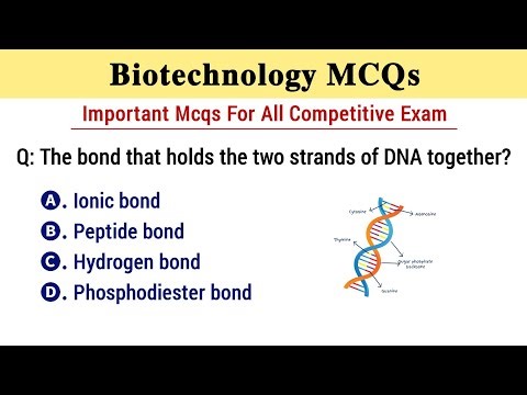 Biotechnology Mcq | Biotechnology questions and answers | Biotechnology mcq for all exam