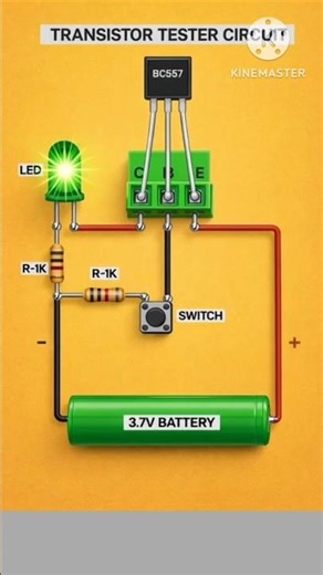 Simple Transistor Tester Circuit