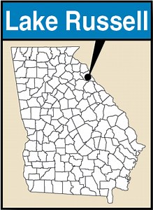 Lake Russell Bass Mapped For Fall