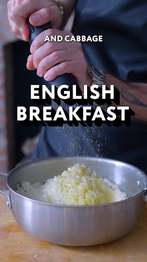 As Authentic As Possible English Breakfast #england #food #cooking #recipe #chef #fyp