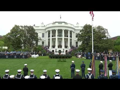President Trump welcomes King Charles and Queen Camilla to White House