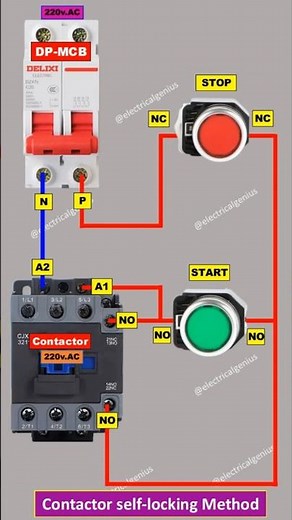 Contactor Holding & Interlock Wiring Explained