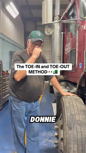 The TOE-IN and TOE-OUT METHOD 👀🚛 #owneroperator #semitruck #dieselmechanic #dieseltrucks #truckmaintenance | nlitrucksales