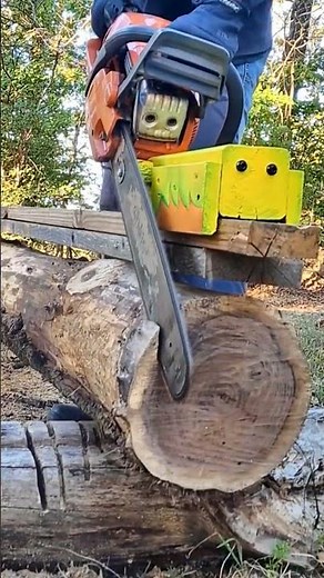 HomeMade Chainsaw Mill Making A Walnut Beam-Part 3