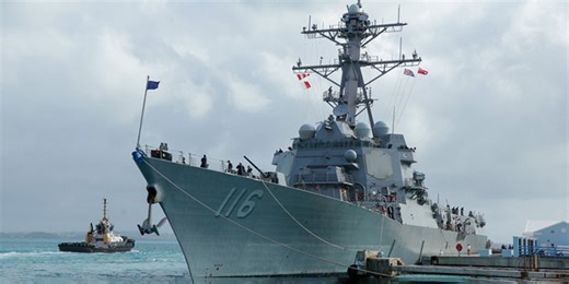 Photos & Video: US Navy Vessel Visits Bermuda - Bernews