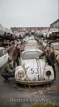 ASMR | Restoring the Legendary #53 Volkswagen Beetle Hidden in a Junkyard Rust for Decades