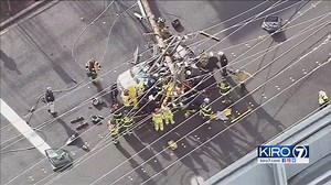 Report on what caused 26 power poles to fall in Tukwila cites decay, weather