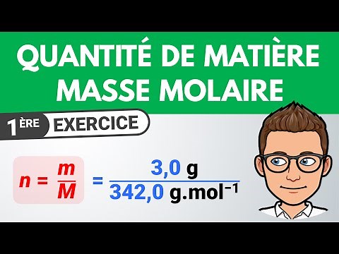 Quantité de matière et masse molaire | Exercice | 1ère spé | Chimie
