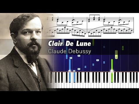 How to play Clair De Lune by Claude Debussy on piano