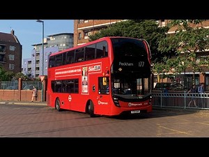 Route Visual: Route 177 - Peckham Bus Station to Plumstead Bus Garage - (12390, YX16OHF) | E400H MMC
