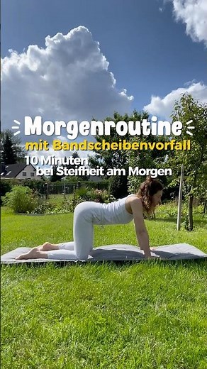 Morgenroutine bei Bandscheibenvorfall #fitness #krafttraining #nervensystem