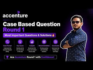 Accenture Case Based Question Round 1 | Most Important Questions & Solutions #accenture