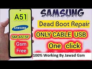 Samsung A51 A515f U8 Exynos Boot Repair with Flash AutoRoot 2024 Full guide 100% Work By Jawad Gsm