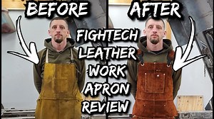 Watch Leather Work Apron - Heavy Duty - Welding Apron ﹙FIGHTECH﹚ on Amazon Live