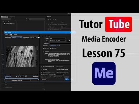 Adobe Media Encoder - Lesson 75 - Rendering Alpha Channel Only