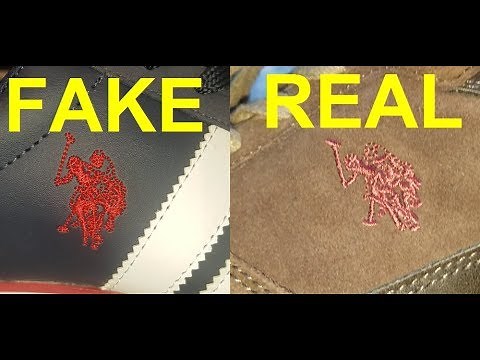 Real vs Fake U.S.P.A shoes. How to spot fake US Polo footwear