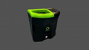 Recycle Bin - 3D model by JSHalford
