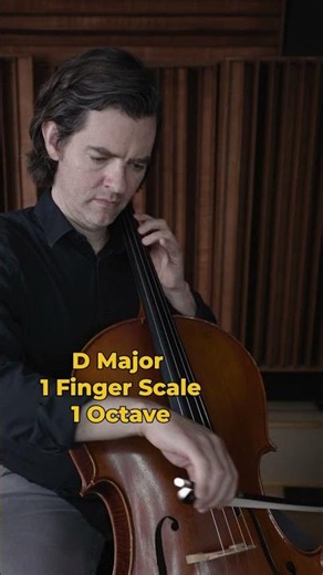 Daily Scale 9 D Major 1 Finger Scale 1 Octave to 3rd Position D & A Strings