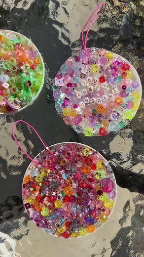 DIY Sun Catchers: Whimsy Bead & Glitter Summer Craft