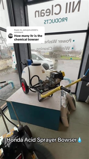 Honda GX1 60 Acid Sprayer Bowser Overview