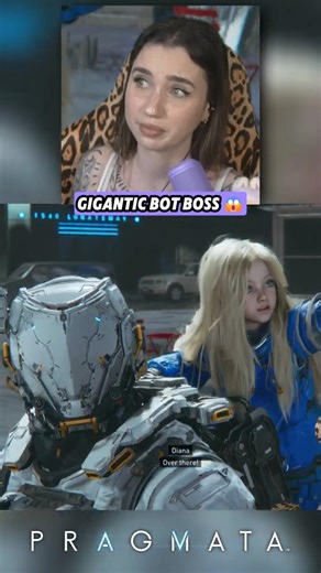 Pragmata Gigantic Bot Boss Reaction #pragmata #shorts