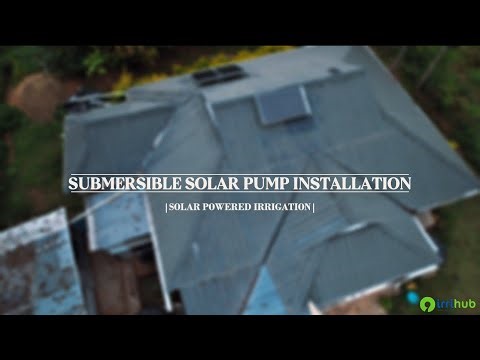 Submersible Solar Pump Installation for Drip Irrigation | Affordable Solar Water Pump by Irrihub