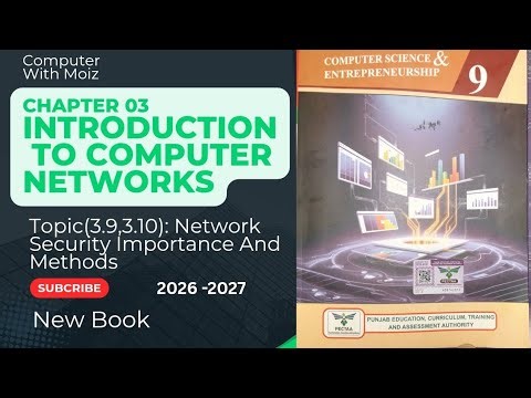 Network Security Importance And Methods|Chapter 3|Class 9th|Computer Science|2026 New Book