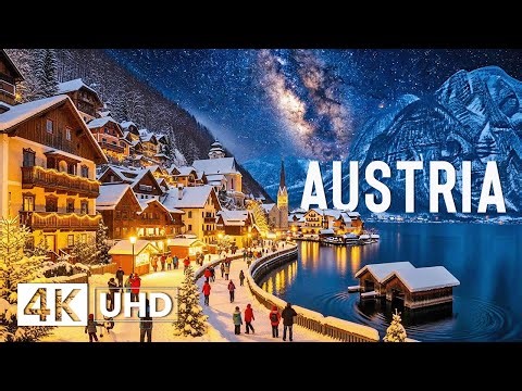 Austria 4K | Explore the Alps – Stunning Winter Views, Quaint Villages & Ski Resorts