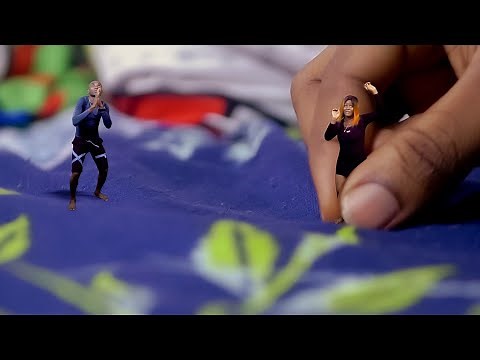 Shrinking - I Shrunk My Honey and His Girlfriend / Giant Woman and Tiny Man with Tiny Woman