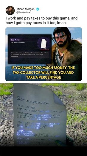 You have to pay taxes in Crimson Desert 😂