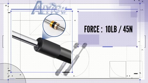 10 Inch 10LB/45N Gas Shock Strut Spring Lift Support for RV Camper Cabinet Door Truck Toolbox Sentry Safe Lid Stay