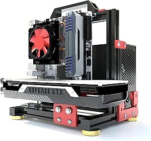 DIY Aluminium Pc Open Case Computer Chassis Test Bench Support Water Cooling Support Server Chassis Support Itx Matx ATX Eatx (1.ITX)