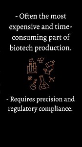 What Is Downstream Processing? From Cell to Cure #biologybasics #scienceshorts #biologyeducation