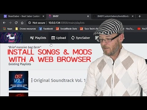 Install Oculus Quest Beat Saber custom songs with any web browser and BMBF
