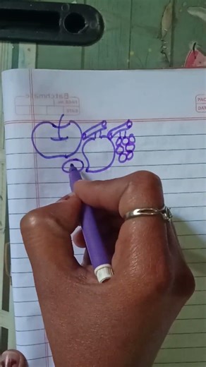 Lalita simple drawing | easy drawing | how to draw simple fruits drawing | #drawing #youtubeshorts