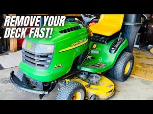 John Deere L118 Mower Deck Removal – Step-by-Step Guide