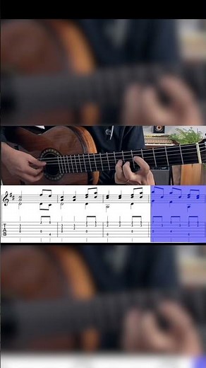 Come Thou The Fount of Every Blessing - Easy Fingerstyle Guitar Tutorial #shorts #fingerstyleguitar