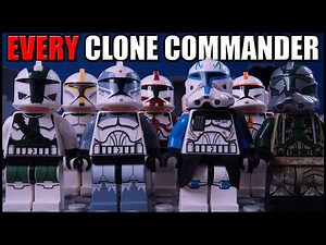 Every LEGO Clone Commander EVER MADE! - (Lego Star Wars Minifigures)