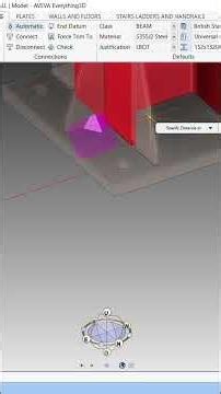Base Plate on a Beam in Aveva E3D | @designOrbit #avevae3d #e3d #designtutorial #plantdesign