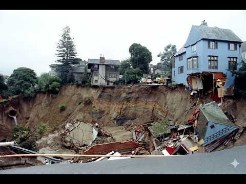 There Was Nothing Left Under It | Post 1995 San Francisco Bay Area Sinkhole Swallows Mansion