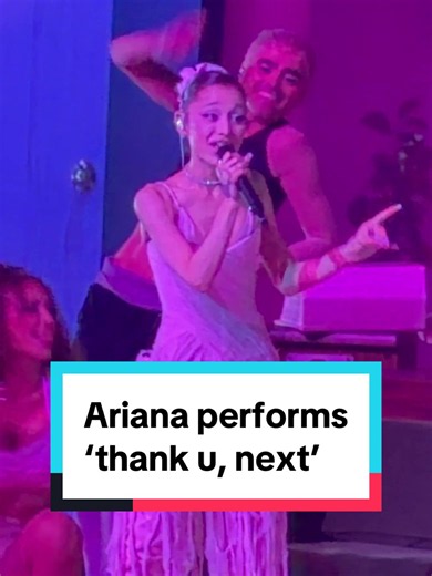 Ariana Grande performs ‘thank u, next’ at the opening night of her eternal sunshine tour. (🎥: JPASC24) #arianagrande #concert