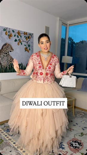 jewelswithjules • julia hackman chafé on Instagram: "#OOTN for the All That Glitters #Diwali Ball 🪔💎 Outfit: Styled by: @love.tspr Top & Skirt: @azafashions Necklace: @malabargoldanddiamonds_usa Bag: @Fendi Shoes: @maisonvalentino Body Oil: @loccitane Supple Body Oil Perfume: @diorbeauty Jadore Dior"