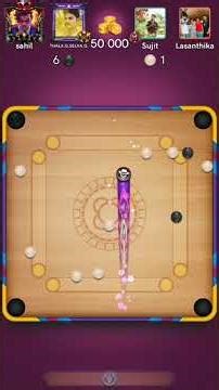 #2vs2 50k table😮 Become 1vs1carrom pool gam Play